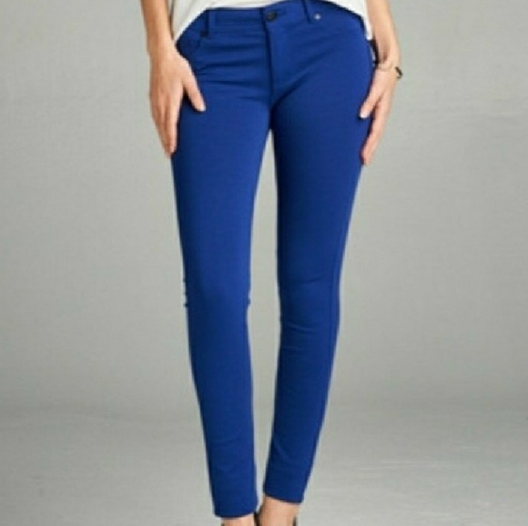MARINE blue skinny pants!.NO OFFERS - Picture 1 of 2